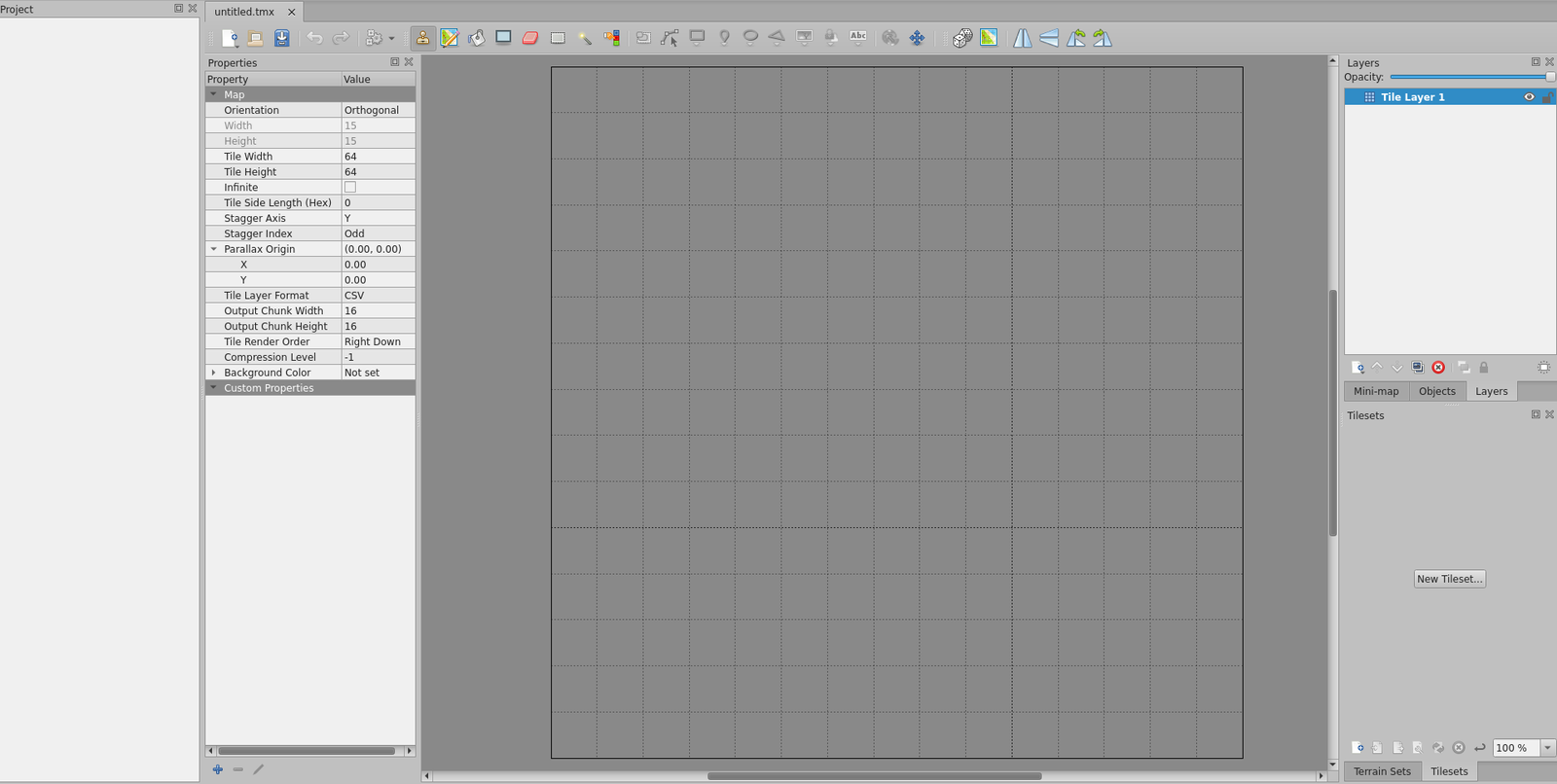 Adjusting The Tile Width And Height