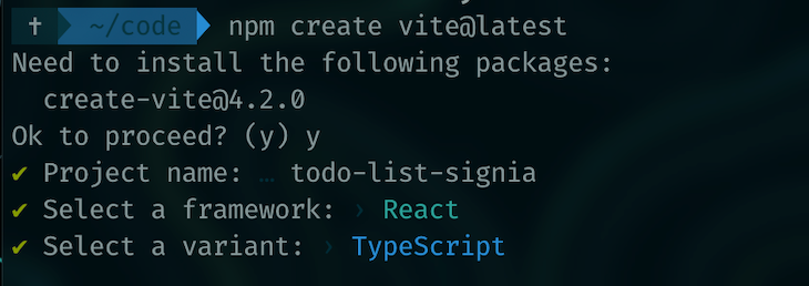 Signia Vite Boilerplate App Configuration Settings