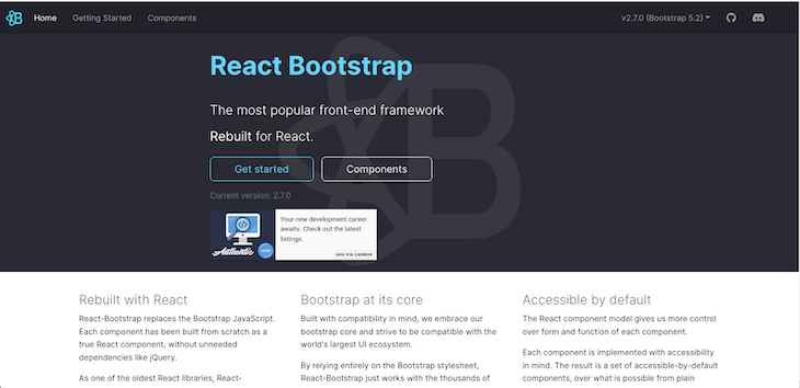 React Bootstrap