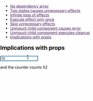 Implications With Props Counter