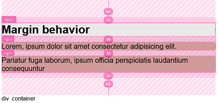 Our first margin behavior example