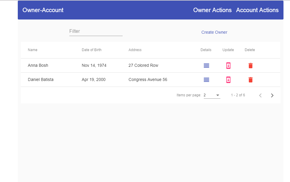 create component finished - Angular Material Form Validation