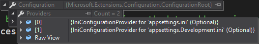 single configuration provider